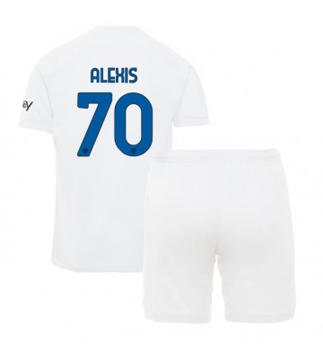 Inter Milan Alexis Sanchez #70 Replika Babytøj Udebanesæt Børn 2023-24 Kortærmet (+ Korte bukser)